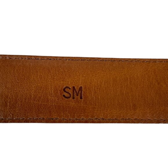 Lyn Gaylord New York men's black genuine leather adjustable belt size SM - Picture 8 of 8